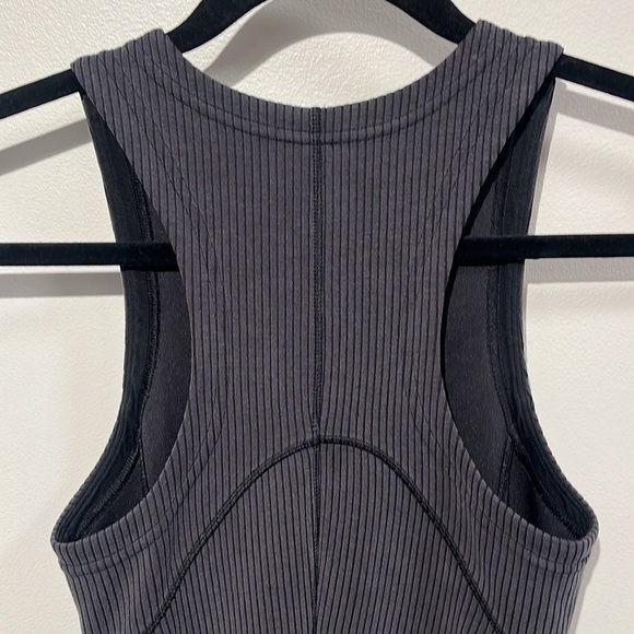 Lululemon Ribbed Softstreme Slim-Fit Tank Dress in black - size 0 - Picture 7 of 12